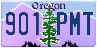 OR license plate 901PMT