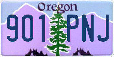 OR license plate 901PNJ
