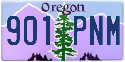 OR license plate 901PNM