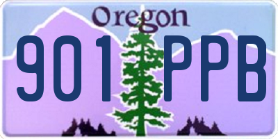 OR license plate 901PPB