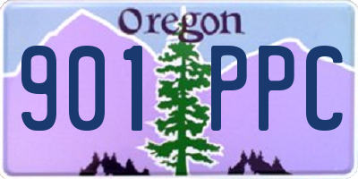 OR license plate 901PPC