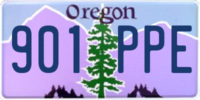 OR license plate 901PPE