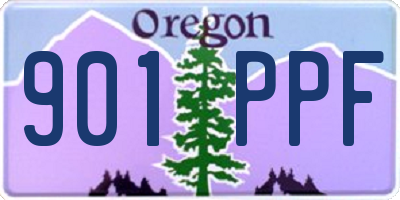 OR license plate 901PPF