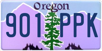 OR license plate 901PPK