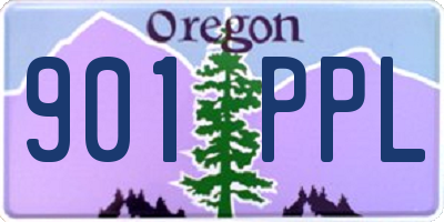 OR license plate 901PPL