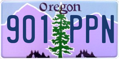 OR license plate 901PPN