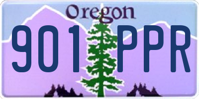 OR license plate 901PPR