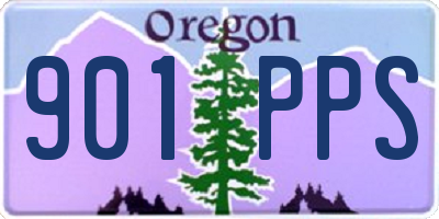 OR license plate 901PPS