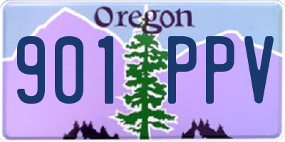 OR license plate 901PPV