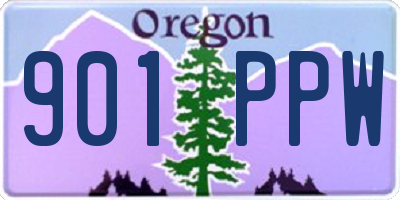 OR license plate 901PPW