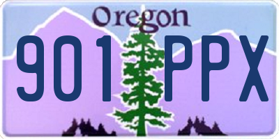 OR license plate 901PPX