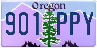 OR license plate 901PPY