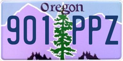 OR license plate 901PPZ