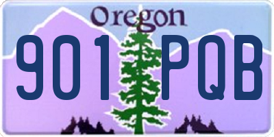 OR license plate 901PQB