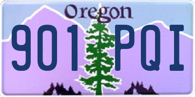 OR license plate 901PQI