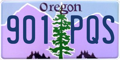 OR license plate 901PQS