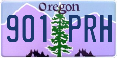 OR license plate 901PRH