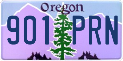 OR license plate 901PRN