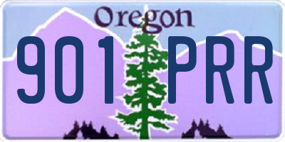 OR license plate 901PRR