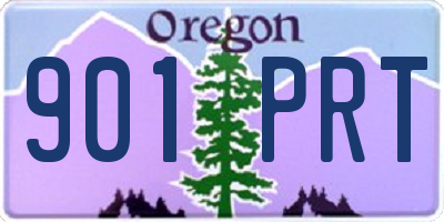 OR license plate 901PRT