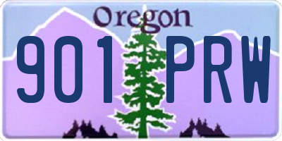 OR license plate 901PRW