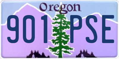 OR license plate 901PSE
