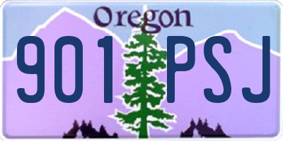 OR license plate 901PSJ