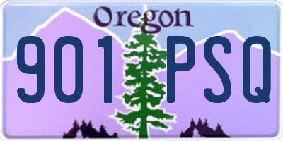 OR license plate 901PSQ