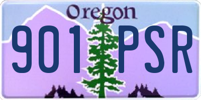 OR license plate 901PSR