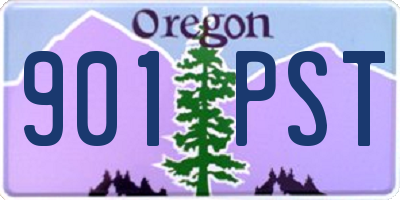 OR license plate 901PST
