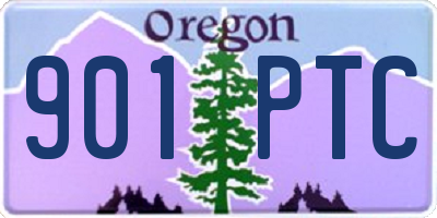 OR license plate 901PTC