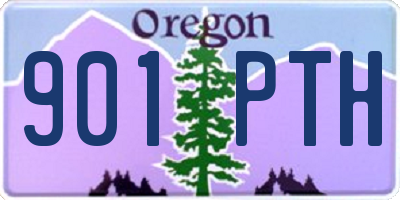 OR license plate 901PTH