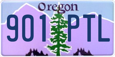 OR license plate 901PTL
