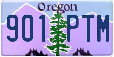 OR license plate 901PTM