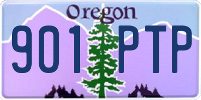 OR license plate 901PTP