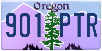 OR license plate 901PTR