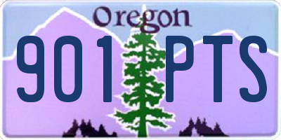OR license plate 901PTS