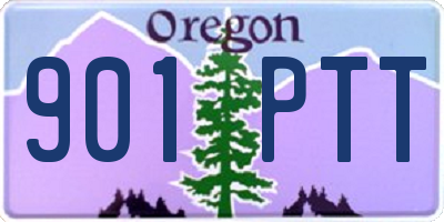 OR license plate 901PTT