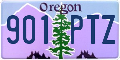 OR license plate 901PTZ