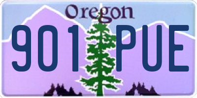 OR license plate 901PUE
