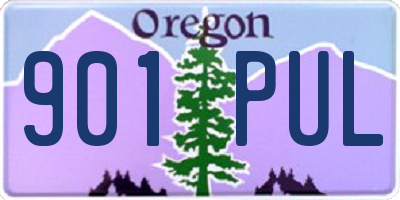 OR license plate 901PUL