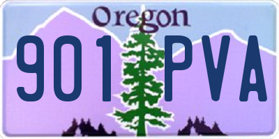 OR license plate 901PVA