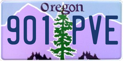 OR license plate 901PVE