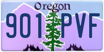 OR license plate 901PVF