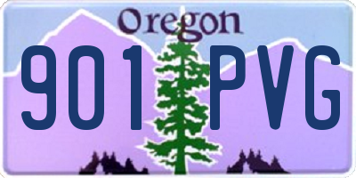 OR license plate 901PVG