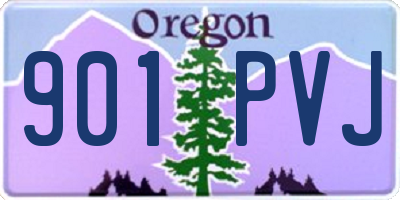 OR license plate 901PVJ