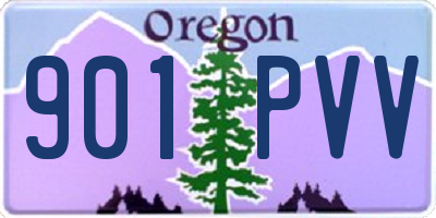 OR license plate 901PVV