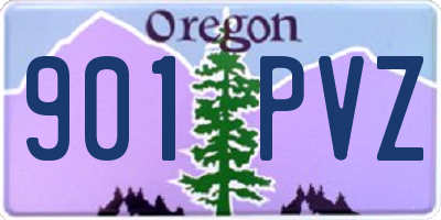 OR license plate 901PVZ