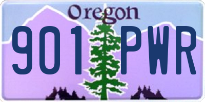 OR license plate 901PWR