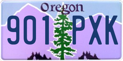 OR license plate 901PXK